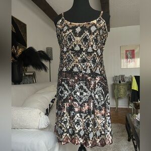 Parker Women's Navajo Sequin Cocktail / Evening Dress